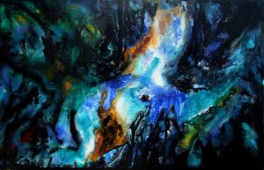 Original Abstract Paintings by Michael Deloffre