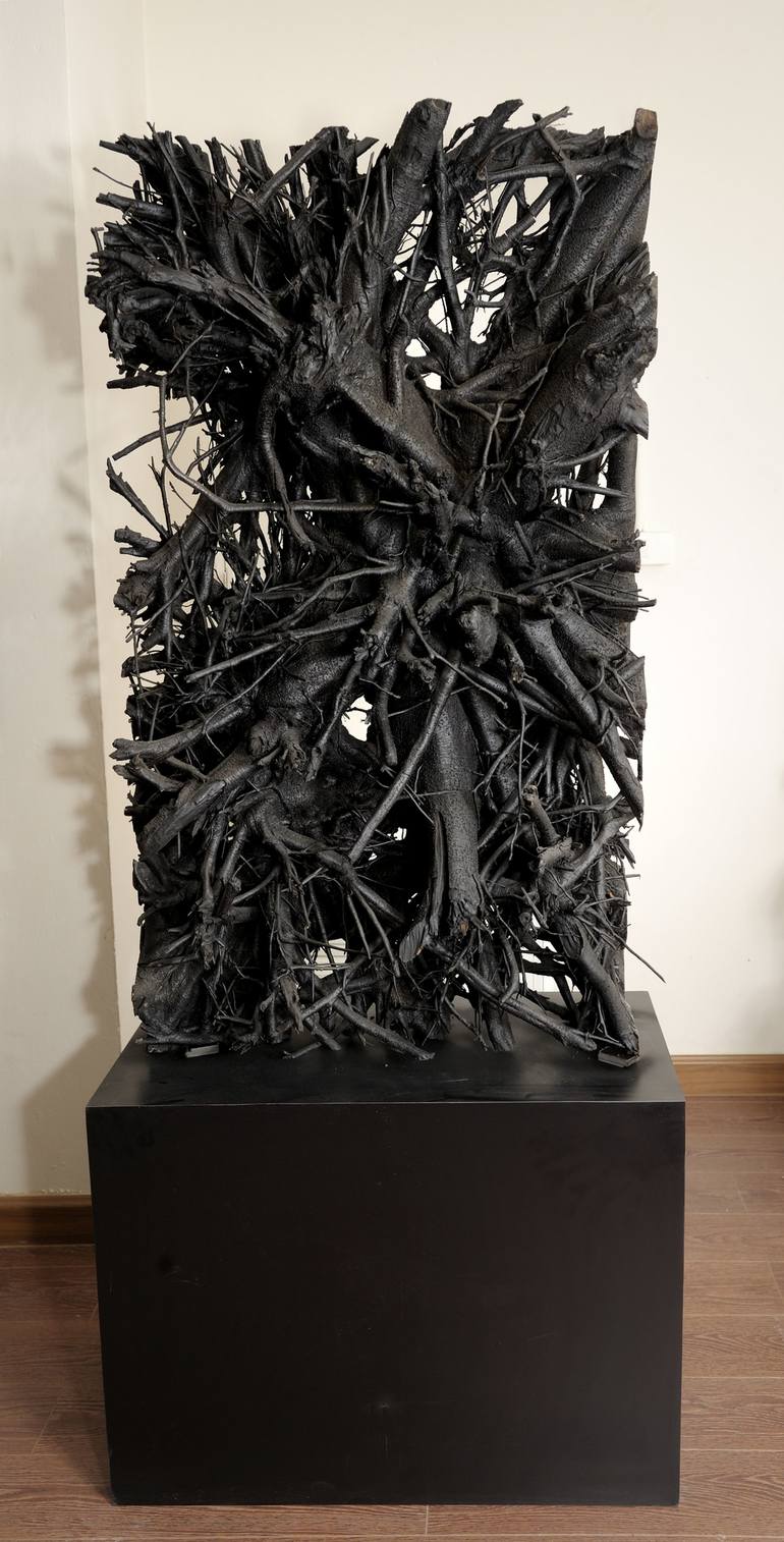 Original Abstract Sculpture by Michael Deloffre