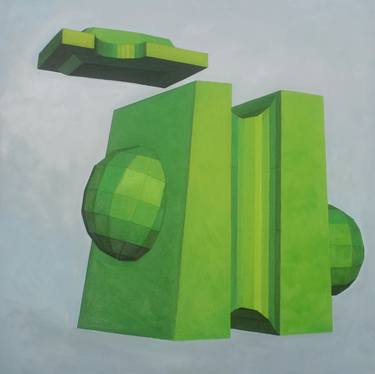 Print of Cubism Business Paintings by K Van