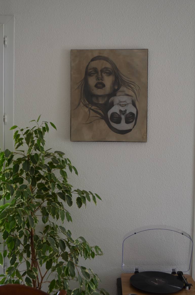 Original Figurative Women Drawing by Veronique Enee