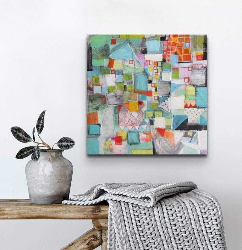 Original Fine Art Abstract Painting by Michelle Daisley Moffitt