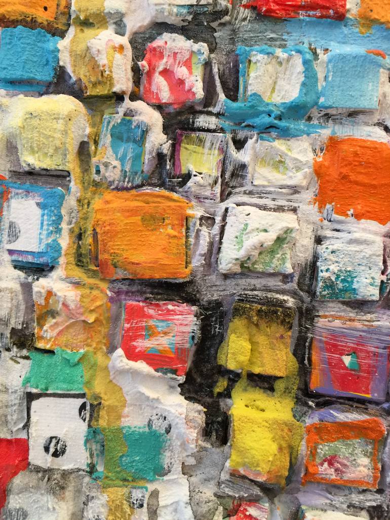 Original Modernism Abstract Painting by Michelle Daisley Moffitt