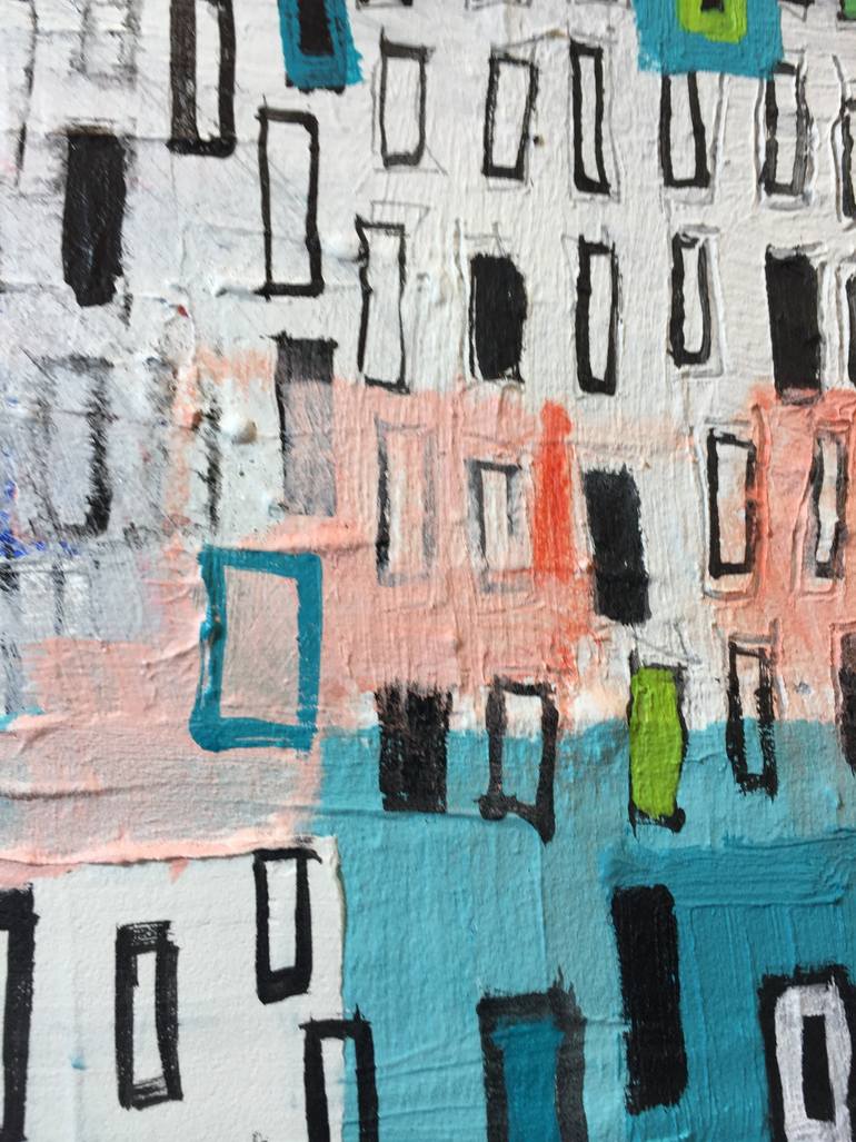 Original Modernism Abstract Painting by Michelle Daisley Moffitt