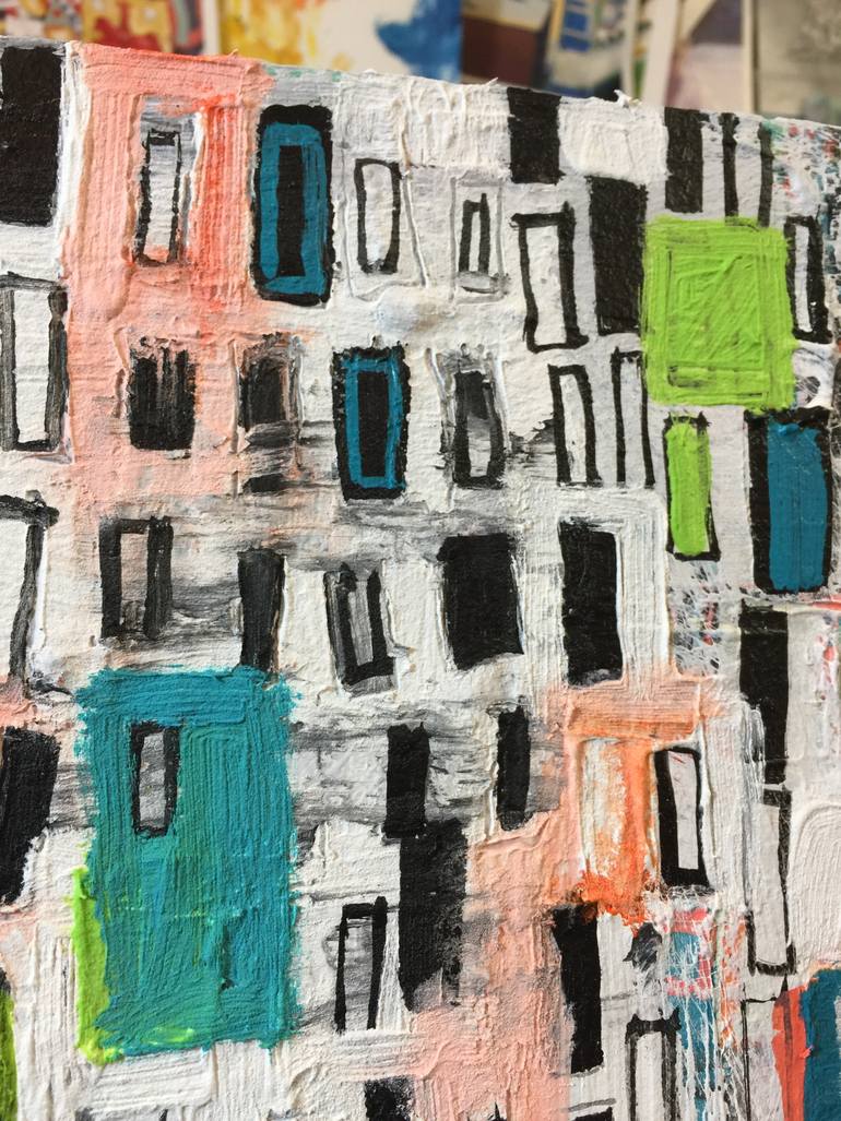 Original Modernism Abstract Painting by Michelle Daisley Moffitt