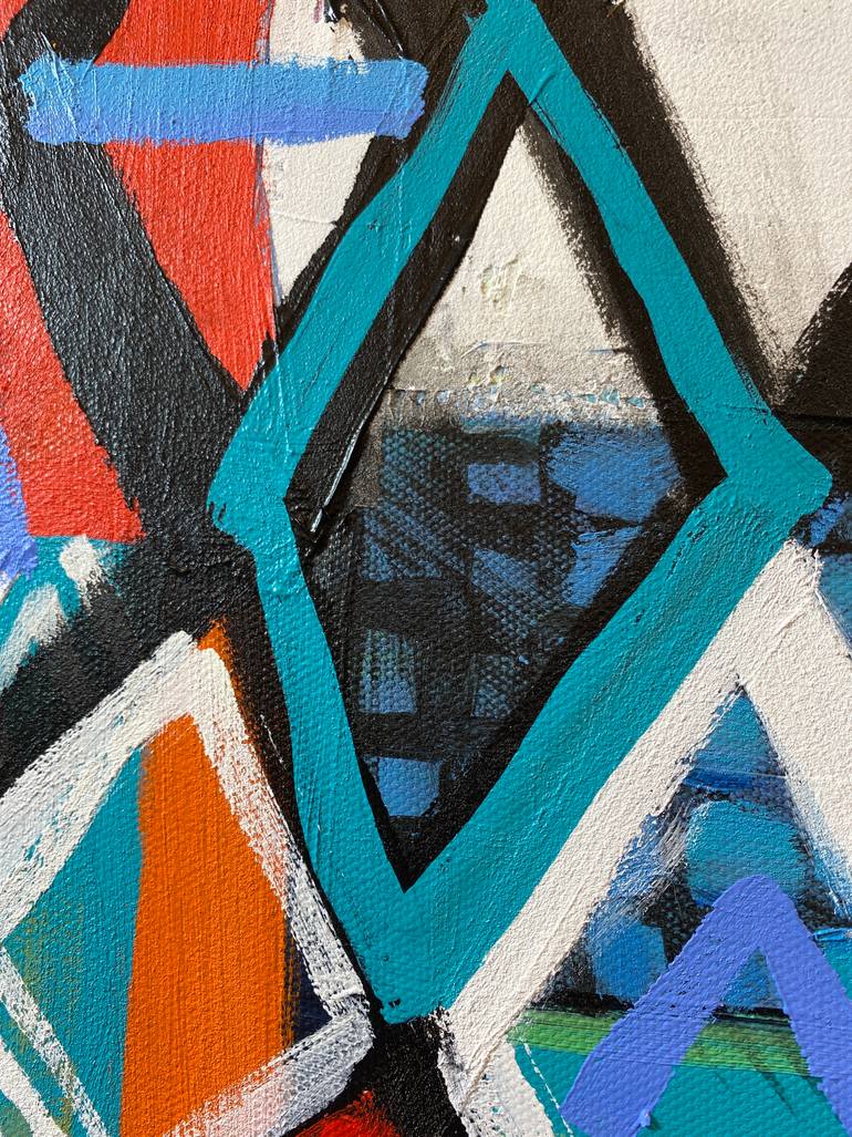 Original Abstract Expressionism Abstract Painting by Michelle Daisley Moffitt