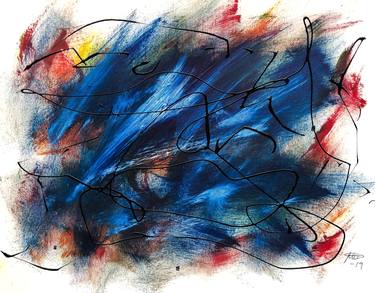 Print of Abstract Expressionism Abstract Paintings by Marcus Carlsson