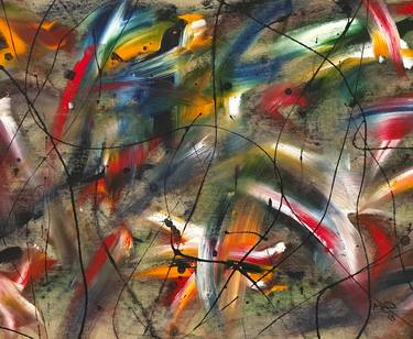 Print of Abstract Expressionism Abstract Paintings by Marcus Carlsson