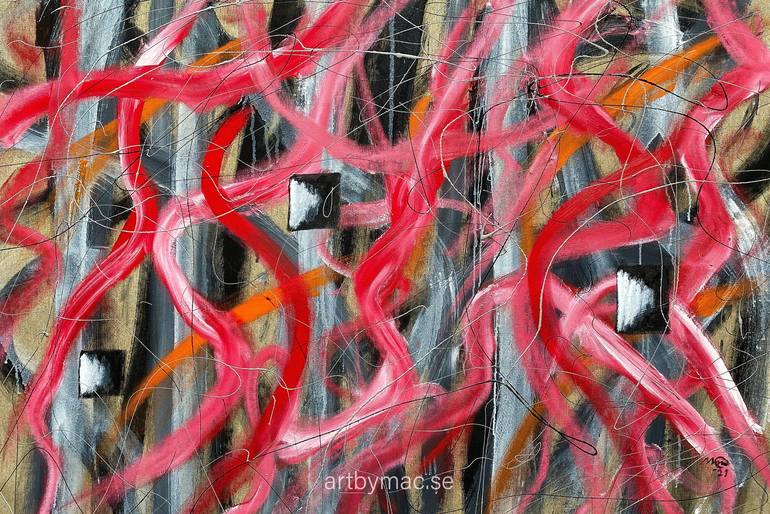 Print of Abstract Expressionism Abstract Paintings by Marcus Carlsson