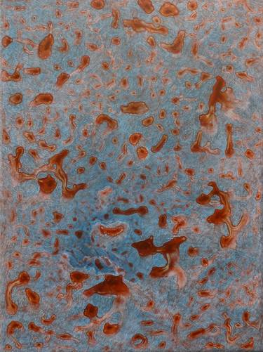 Original Conceptual Abstract Mixed Media by Elke Albrecht