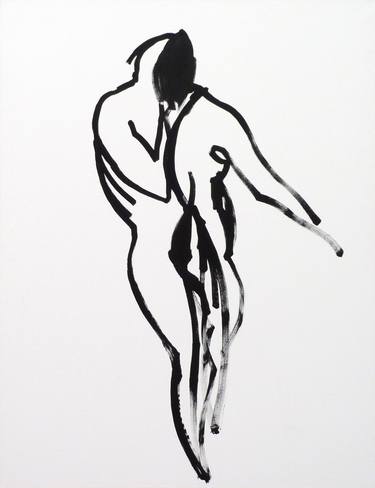 Original Modern Nude Paintings by Elke Albrecht