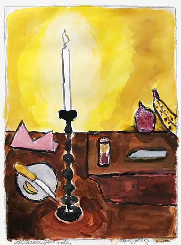 Still Life with Lighted Candle thumb