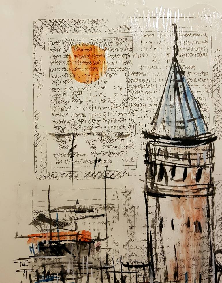 Original Other Cities Drawing by Jamal Toomaj