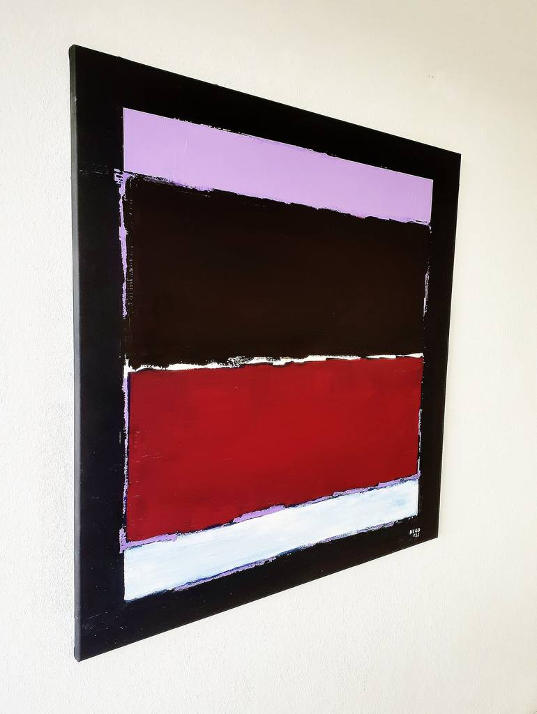 Original Abstract Painting by Heinz HEGO Goevert