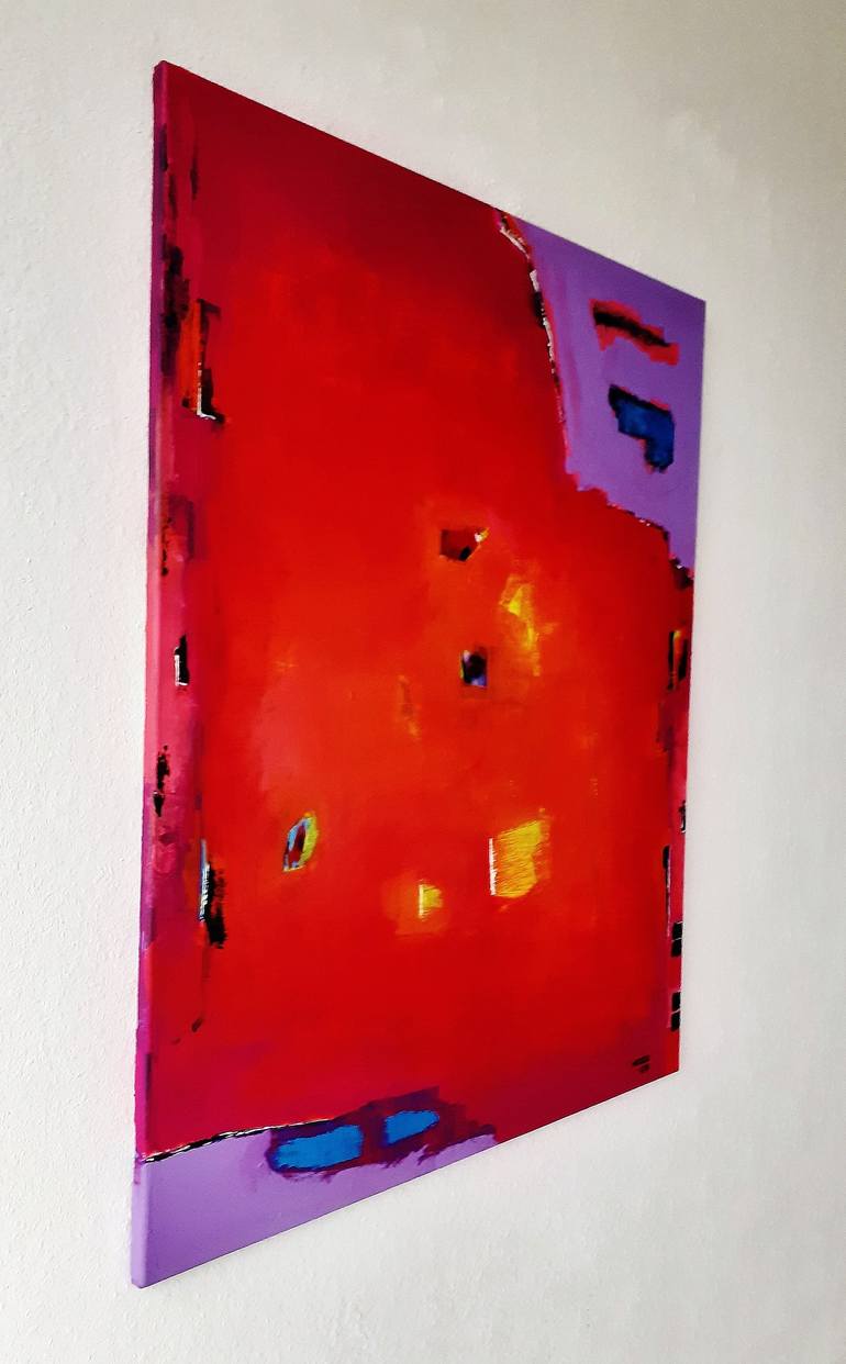 Original Abstract Painting by Heinz HEGO Goevert