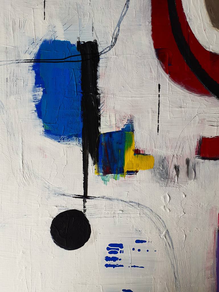 Original Abstract Expressionism Abstract Painting by Heinz Hego Goevert