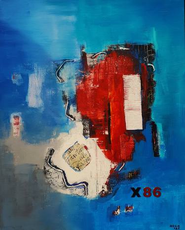 Original Contemporary Abstract Painting by Heinz Hego Goevert