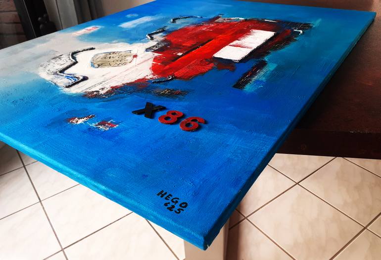 Original Contemporary Abstract Painting by Heinz Hego Goevert