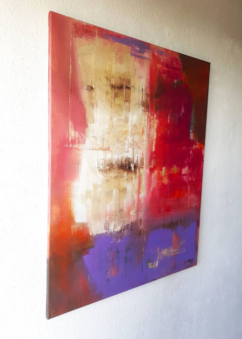 Original Abstract Painting by Heinz Hego Goevert