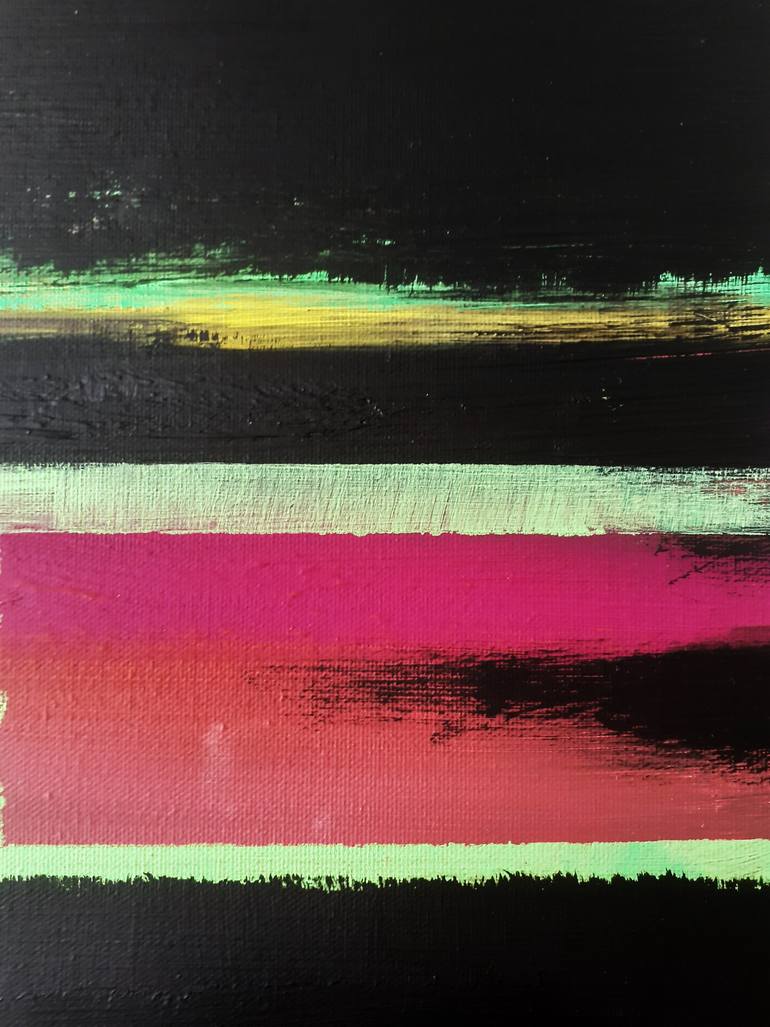 Original Abstract Expressionism Abstract Painting by Heinz Hego Goevert