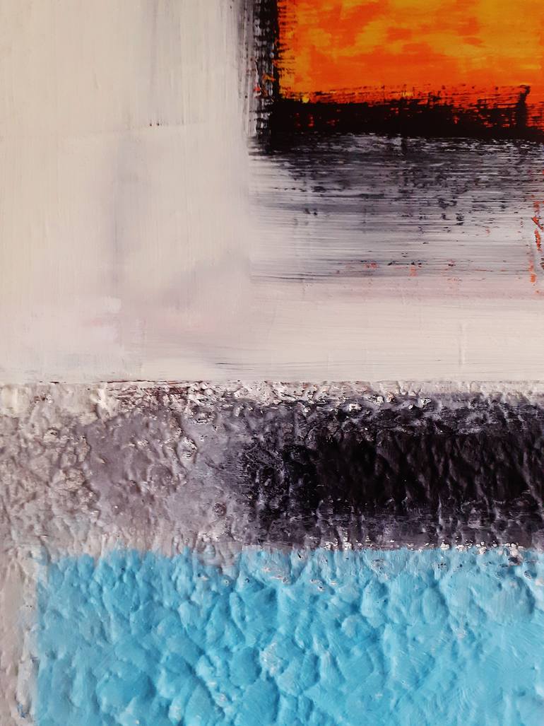 Original Abstract Expressionism Abstract Painting by Heinz Hego Goevert