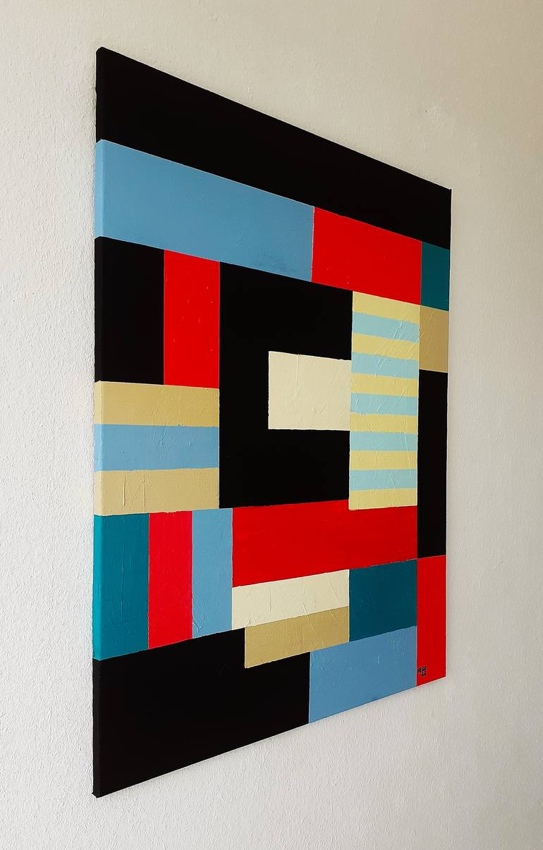 Original Color Field Painting Abstract Painting by Heinz Hego Goevert