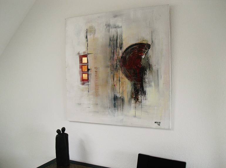 Original Abstract Painting by Heinz Hego Goevert
