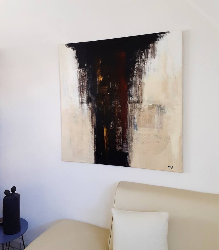 Original Abstract Painting by Heinz HEGO Goevert