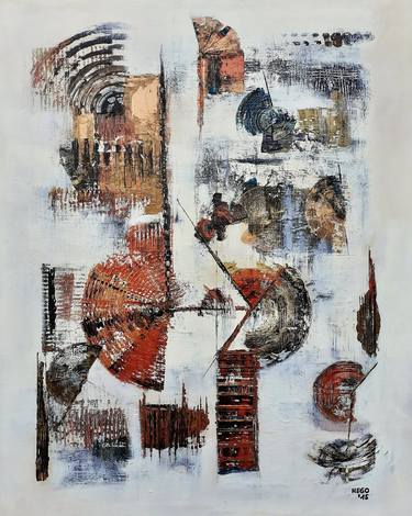 Print of Abstract Paintings by Heinz HEGO Goevert