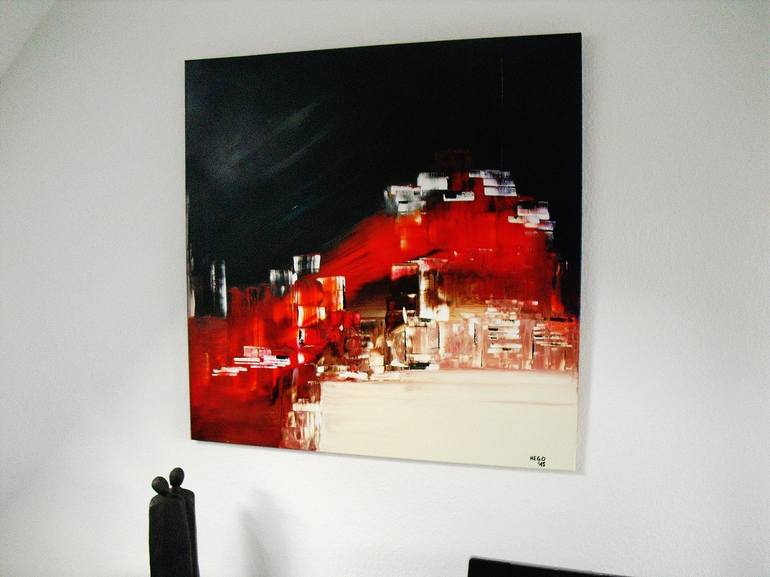 Original Abstract Painting by Heinz HEGO Goevert