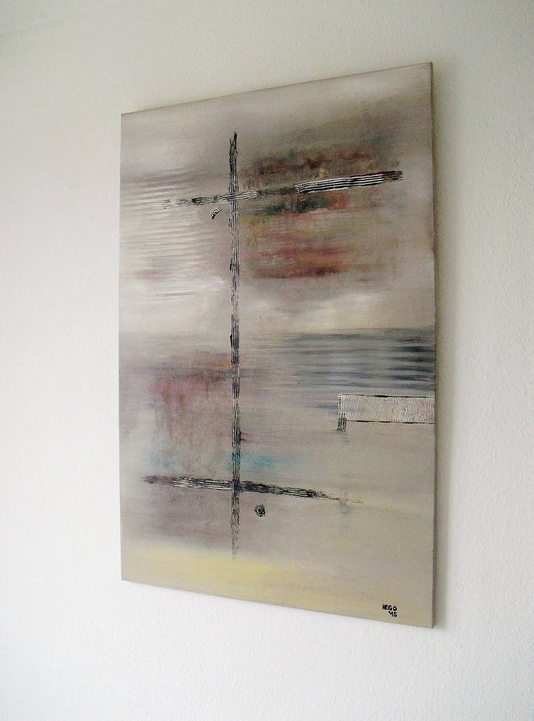 Original Abstract Painting by Heinz HEGO Goevert