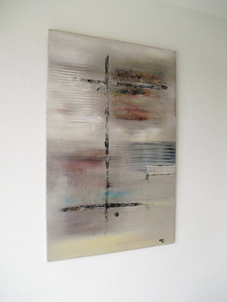 Original Abstract Painting by Heinz HEGO Goevert