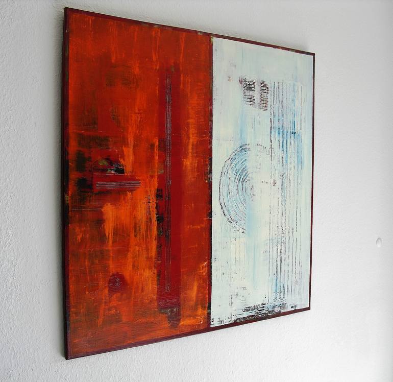 Original Abstract Painting by Heinz HEGO Goevert