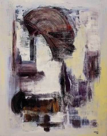 Original Abstract Paintings by Heinz Hego Goevert