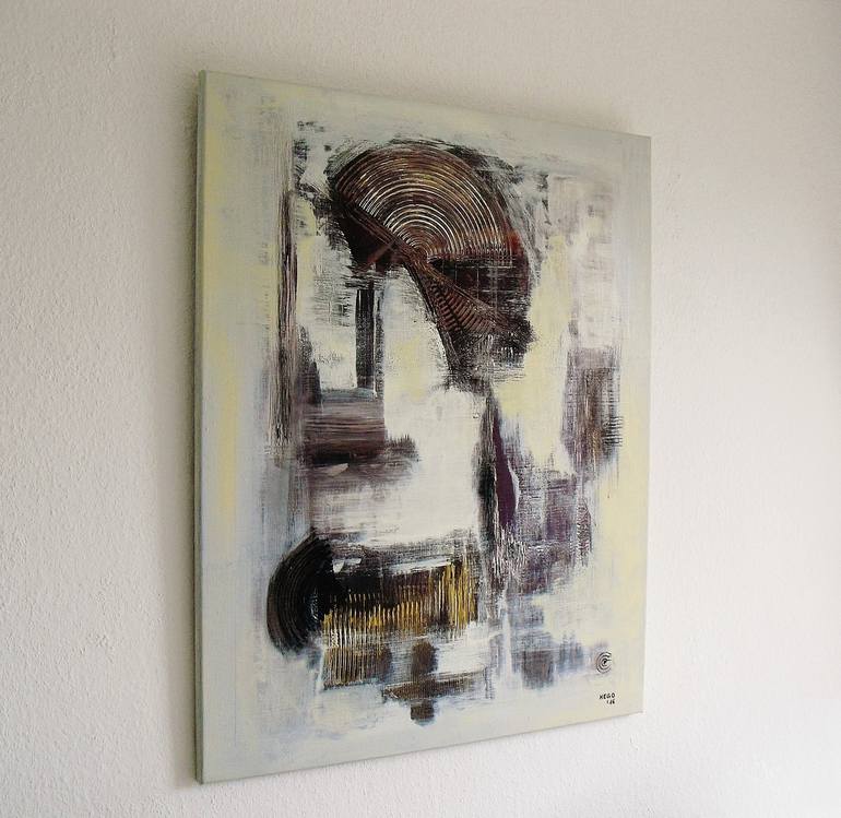 Original Abstract Painting by Heinz HEGO Goevert