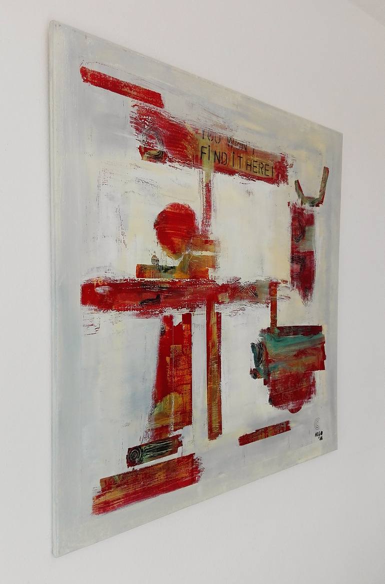 Original Abstract Painting by Heinz Hego Goevert