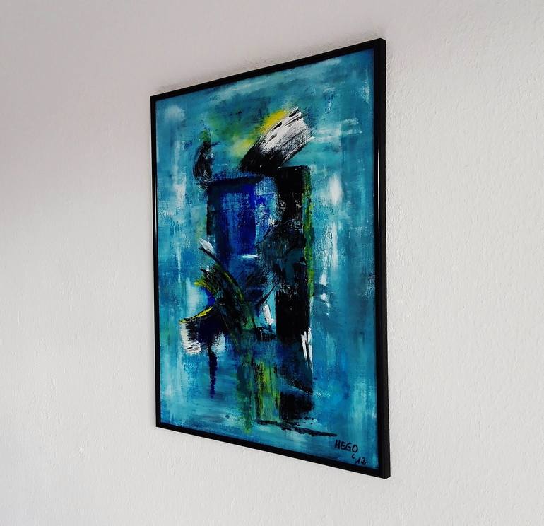 Original Abstract Painting by Heinz HEGO Goevert