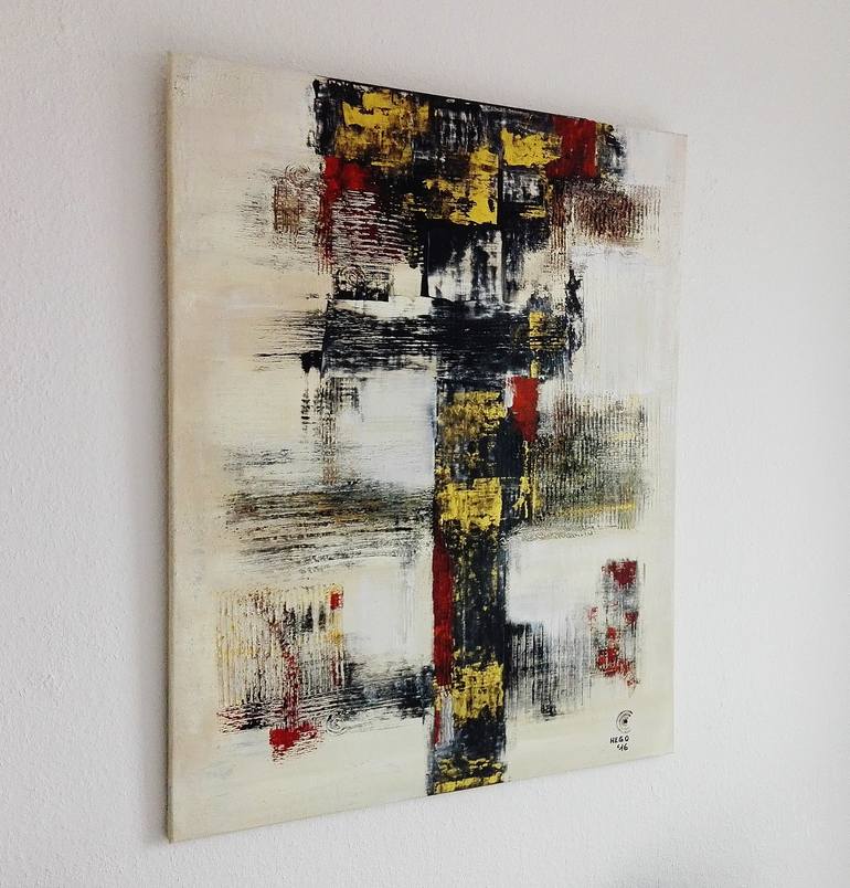 Original Abstract Painting by Heinz HEGO Goevert