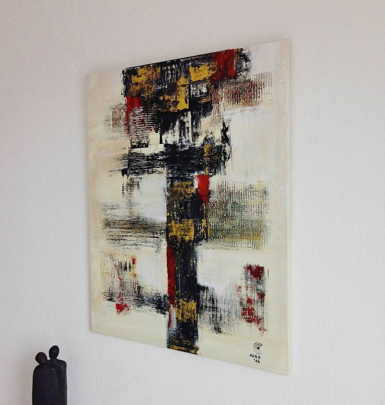 Original Abstract Painting by Heinz HEGO Goevert