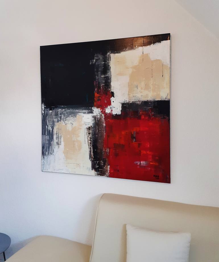 Original Abstract Painting by Heinz HEGO Goevert