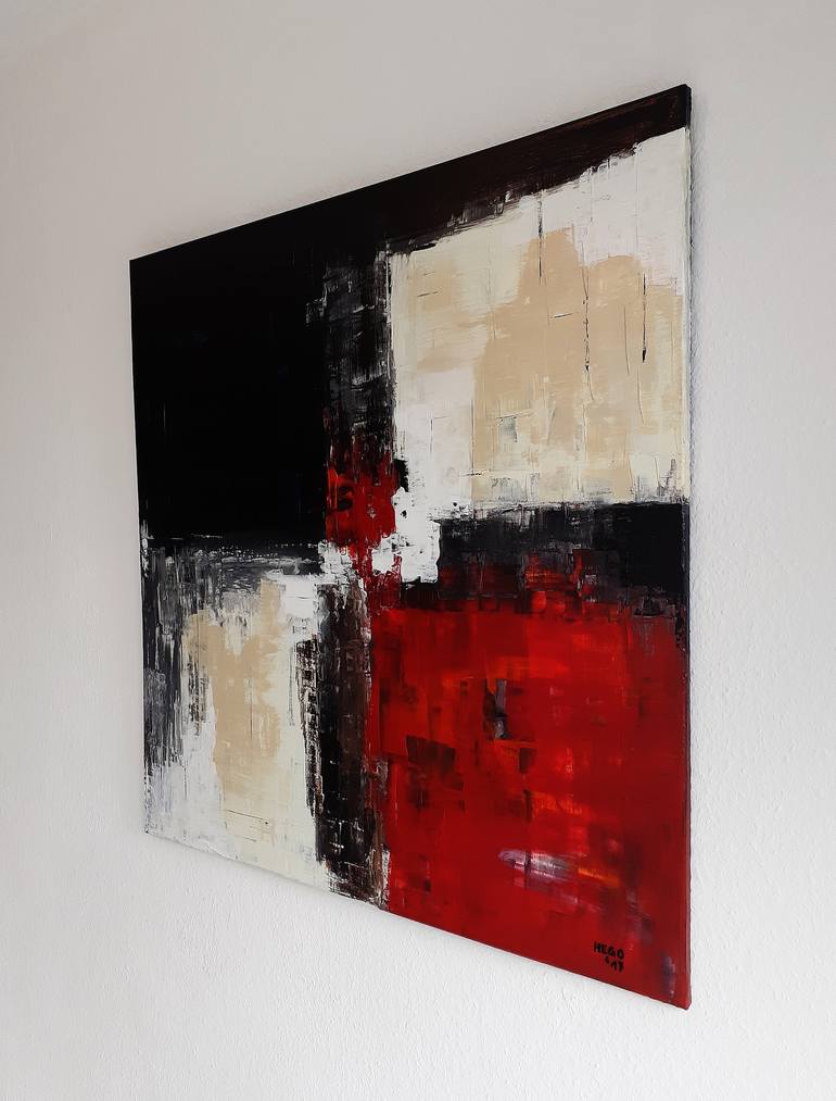 Original Abstract Painting by Heinz HEGO Goevert