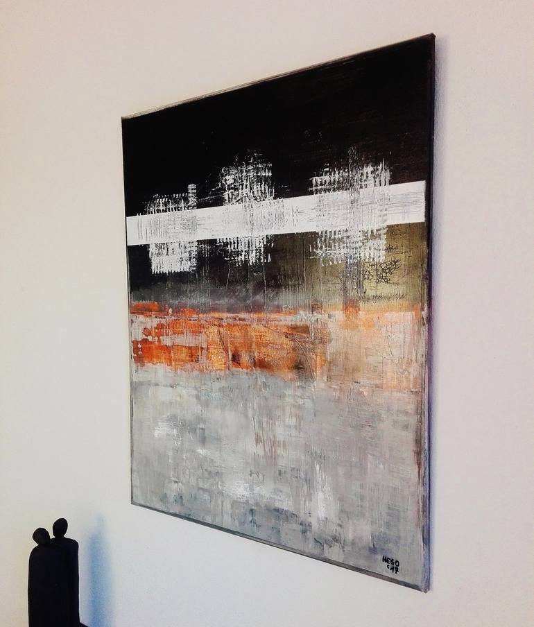 Original Abstract Painting by Heinz HEGO Goevert