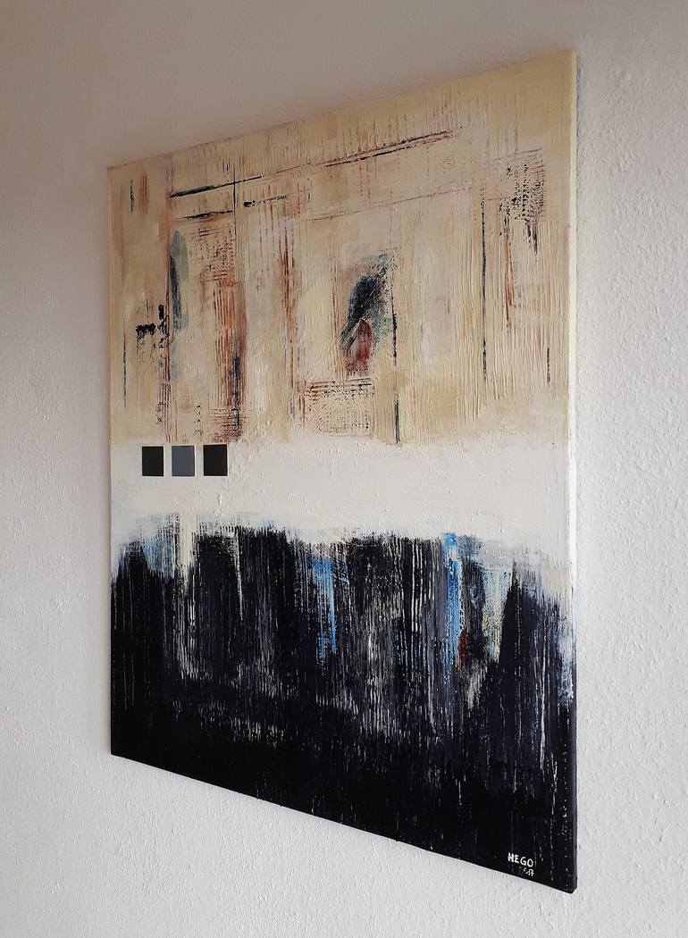 Original Abstract Painting by Heinz HEGO Goevert