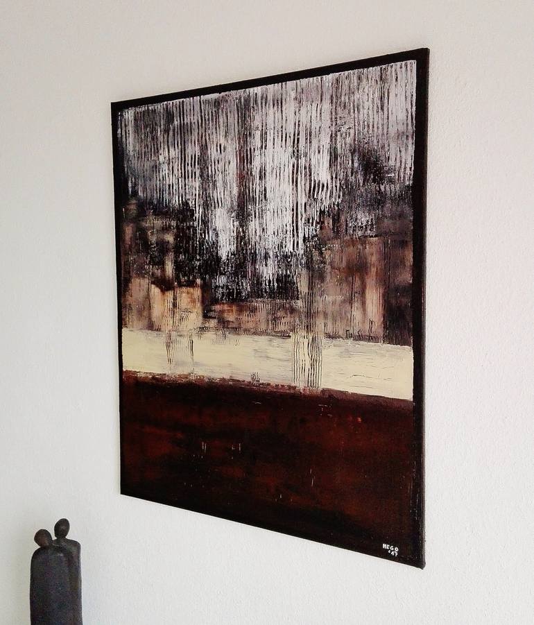 Original Abstract Painting by Heinz HEGO Goevert