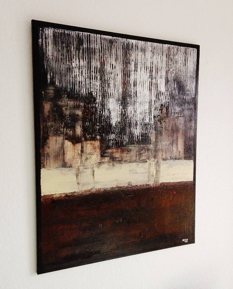 Original Abstract Painting by Heinz HEGO Goevert