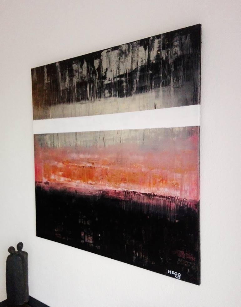 Original Abstract Painting by Heinz HEGO Goevert