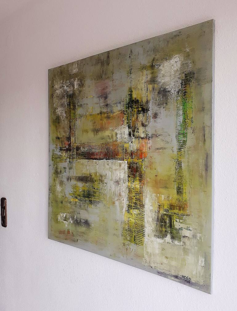 Original Abstract Painting by Heinz HEGO Goevert