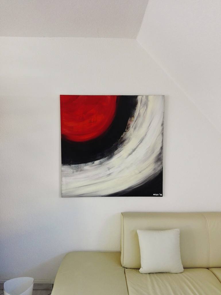 Original Abstract Painting by Heinz HEGO Goevert