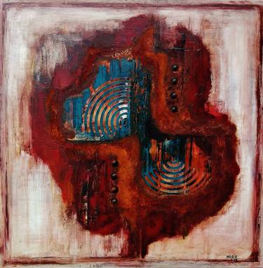 Original Abstract Paintings by Heinz HEGO Goevert