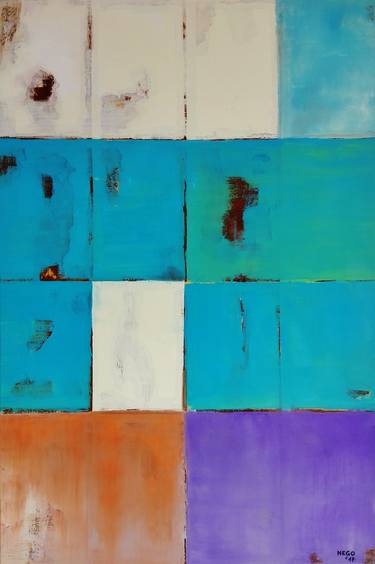 Original Abstract Paintings by Heinz HEGO Goevert