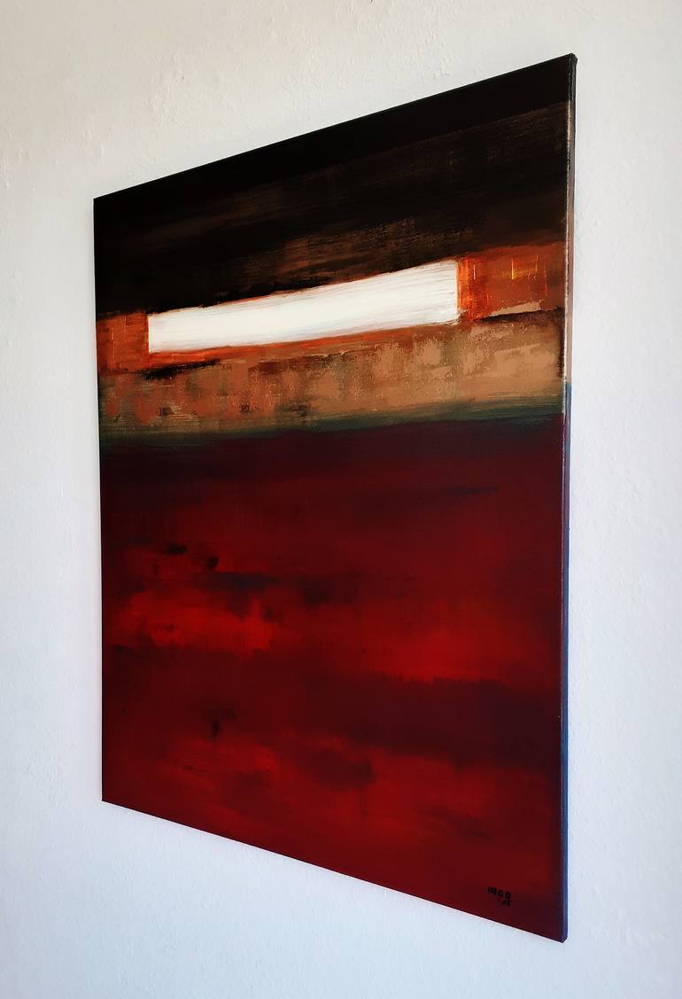 Original Abstract Painting by Heinz Hego Goevert
